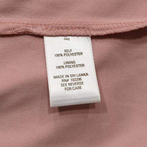 ELLA Signature Ladies Dress  Plus Size 20 Pink Floral Chiffon Empire Waist - Picture 6 of 6